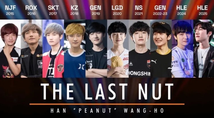 Peanut生涯效力战队一览:2015